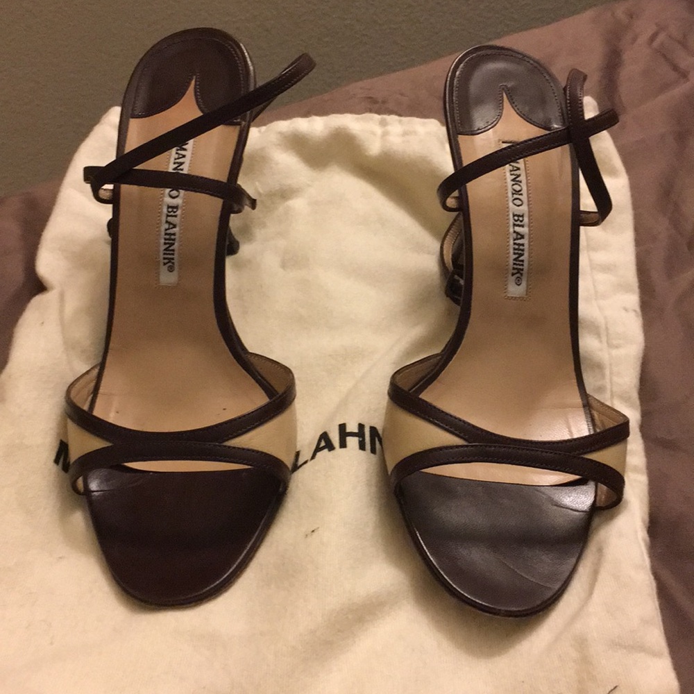Manolo Blahnik strappy heels
